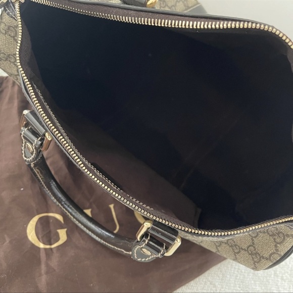 Gucci dark brown monogram bag - Picture 4 of 11